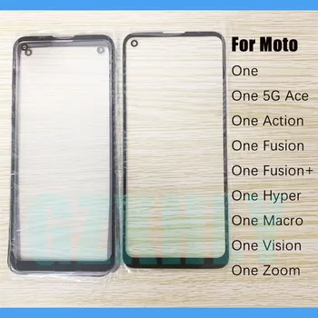 10tk/Palju Esi Klaas Motorola Moto Üks Tegevus, 5G Ace Visioon Fusion Plus Hyper Macro Zoom Puutetundlik LCD Välimine Objektiivi Paneel