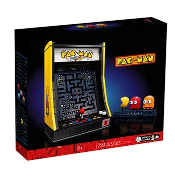 2023 UUS 10323 Pac-Man Arcade Kapp ehitusplokid 2651pcs Retro Mäng Masin Tellised Mänguasjad Lastele Poisid Täiskasvanud Sünnipäeva Kingitused