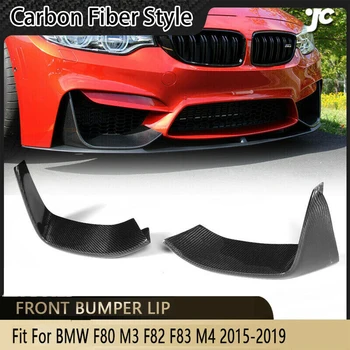 2tk Auto esistange Splitter Huule Difuusor Body Kit BMW F80 M3 F82 F83 M4 2014-2020 Spoiler Põlled Valvur, Kaitsja Kate