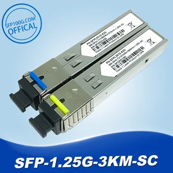 2tk KS SFP Moodul Gigabit DM BIDI Mini Gbic 1000Mbps Kiudaineid Tranceiver Sfp Moodul ühildub Mikrotik Cisco Switch