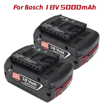3 Pack 18V 5000mAh Liitium-Ioon Akut Bosch 18V BAT620 BAT622 BAT609 BAT618 SKC181-202L Juhtmeta mootortööriistades