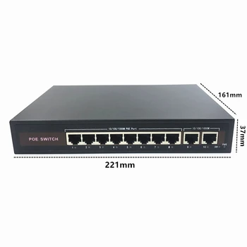 48V Ethernet POE switch with 5/8 10/100Mbps Port IEEE 802.3 af/kell Sobib IP kaamera/Wireless AP/CCTV kaamera süsteem