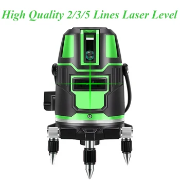 BGDCTGFZ Laser Level2/3/5Lines 3D Füüsilisest Tasandamine 360 Horisontaalne Ja Vertikaalne Risti Super Võimas Roheline Laser Beam Line