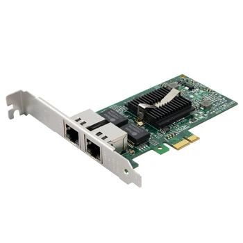 Dual Port PCI-E Gigabit ethernet Kaardi 82575EB E1G42ET/EF/E1G44ET Gigabit Server Adapter Arvuti