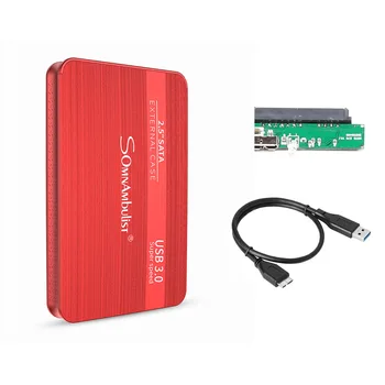 Erinevaid värve ja 2,5 tollise USB 3.0 väline SATA mobile hard disk ABSHDD shell mobiilse kõvaketta box hot müük
