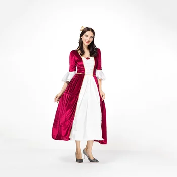 Eurpoen Printsess Kostüüm Kleit Täiskasvanud Naiste Chrestmas Uue Aasta Pidu Fancy Riided
