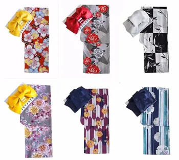 Jaapani Traditsiooniline Kimono Yukata Koos Vöö Naiste Hommikumantel Suvel Hingav Puuvillane Kimono Komplekt