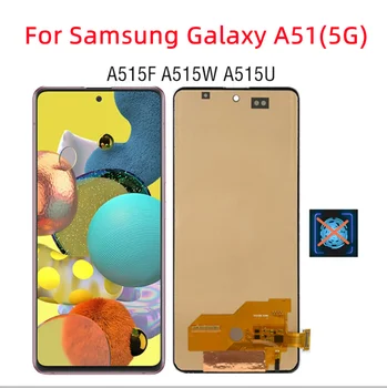 Kõrge Kvaliteediga TFT LCD Samsung Galaxy A51 LCD Ekraan Puutetundlik Ekraan, Galaxy A51 A515F A515W A515U LCD Ekraan Asendada