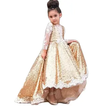 Lapsed Sära Peokleidid Pundunud Tüdruk Peep Varba Kingad Printsess Kleit Kork Varrukad Pall Kleit Flower Girl Kleidid Uus Aasta 2023