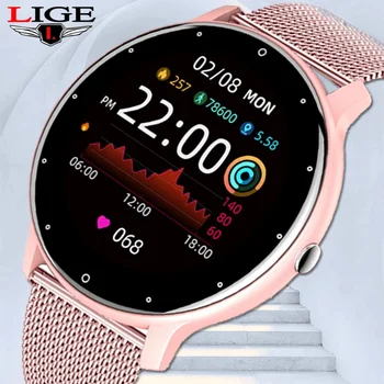 LIGE 2023 Smart watch Daamid Täielikult puutetundlik Ekraan Sport Fitness vaadata IP67, veekindel Bluetooth Jaoks Android, iOS Nutikas vaadata Emane