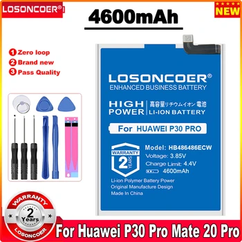 LOSONCOER 4600mAh HB486486ECW Aku Huawei P30 Pro P30Pro Aku Huawei Mate20 Pro Mate 20 Pro