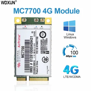 Lukustamata 4G WWAN GPS moodul Sierra MC7700 Mini PCI Express GOBI4000 HSPA+ 4G LTE 100Mbps Wireless WLAN Kaart GPRS-Moodul
