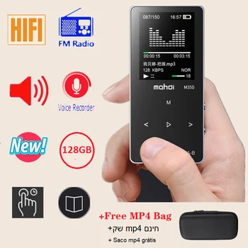 Mitme keele Mahdi MP3-Mängija 128GB Puutetundlik HIFI Muusika Kaasaskantav MP3 Video Player Digital Book Reader TF Kaart Kõlar