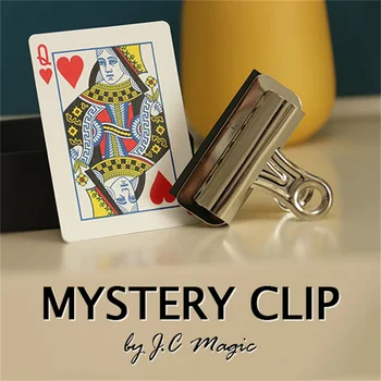 Mõistatus Klamber Poolt J. C Magic Kaardi Magic Trikke Close Up Magic Rekvisiidid Clip Valitud Kaardi Õhu Street Ennustus Mentalism