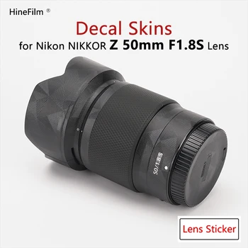 Nikkor Z 50 1.8 Objektiiv Decal Naha Nikon Z 50mm f/1.8 S Objektiiv Kleebised Protector Mantel Wrap Kaas Anti-scratch Kleebis Film