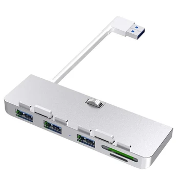 Rocketek Alumiinium USB 3.0 Hub 3 Port Adapter Splitter SD/TF Kaardi Lugeja iMac 21.5 27 Slim PRO Unibody Arvuti