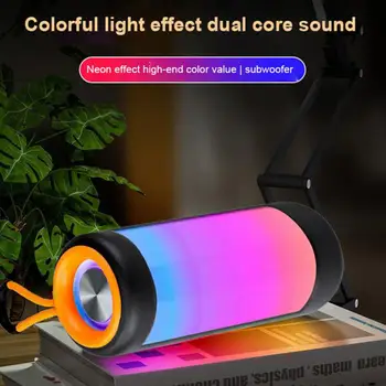 RYRA Kaasaskantav Juhtmevaba Bluetooth Kõlar, Uus Väljas Suur Maht Subwoofer Creative Värvikas LED Tuled Mini Audio