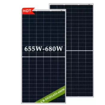 Tehase Mono Päikesepaneelid, 655W 670W 680W Bifacial Photovoltaic Solar Panel Moodul