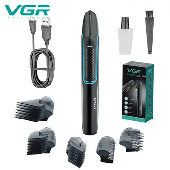 VGR Karvade Trimmer Professional Hair Clipper Elektrilised Null Lõikamise Masin Laetav IPX6 Veekindel Trimmer Meeste V-602