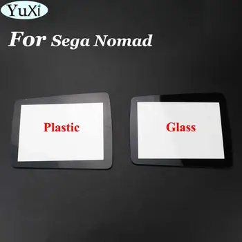 YuXi Plastikust & Glass Ekraan Kaitsja Kate Objektiivi replacemnt film Sega Nomad pihuarvutite mängu mängija konsooli